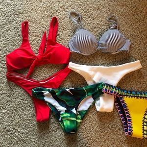 Swimsuit bundle zaful target bikini striped